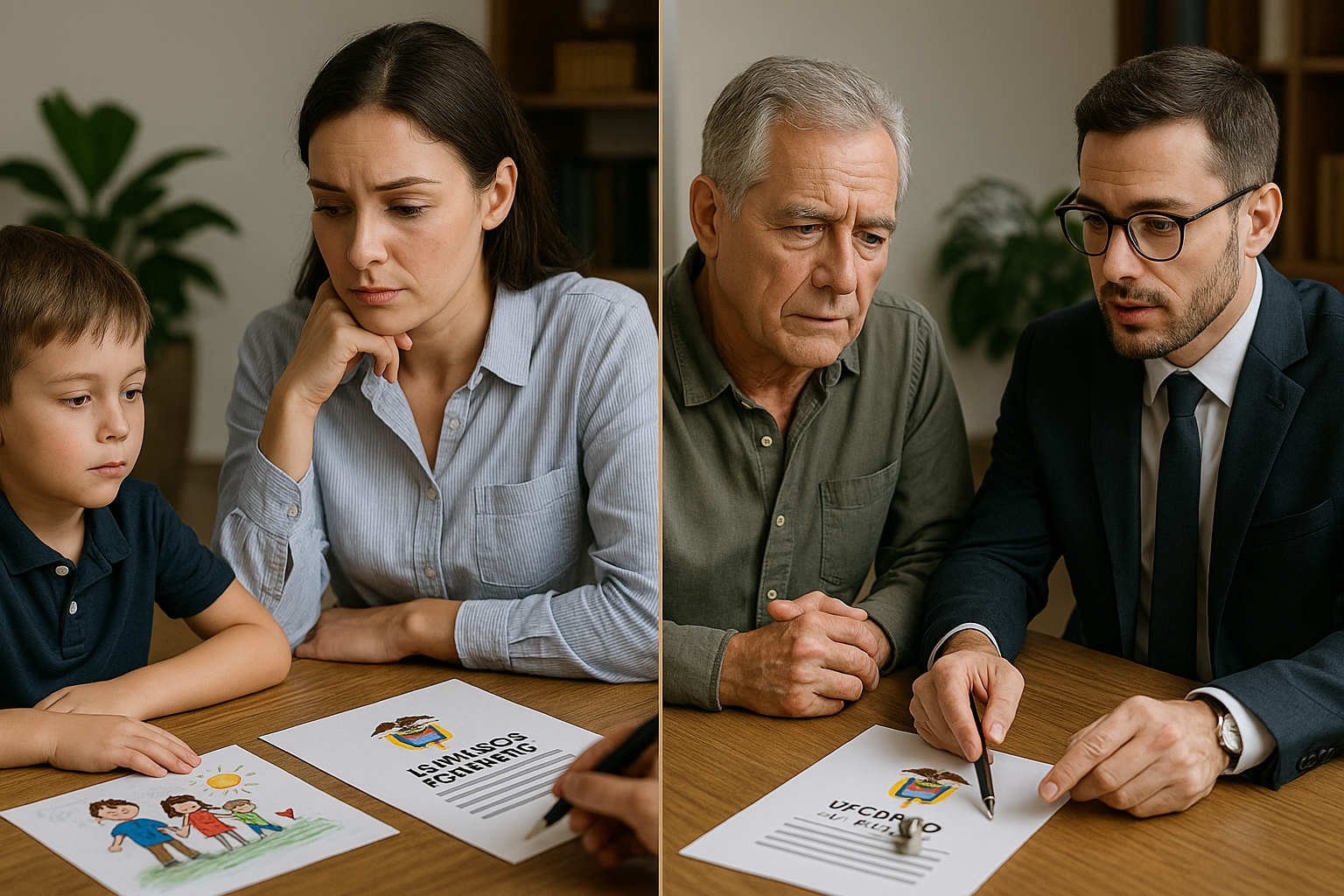 Diferencias legales en demandas de alimentos para menores y mayores